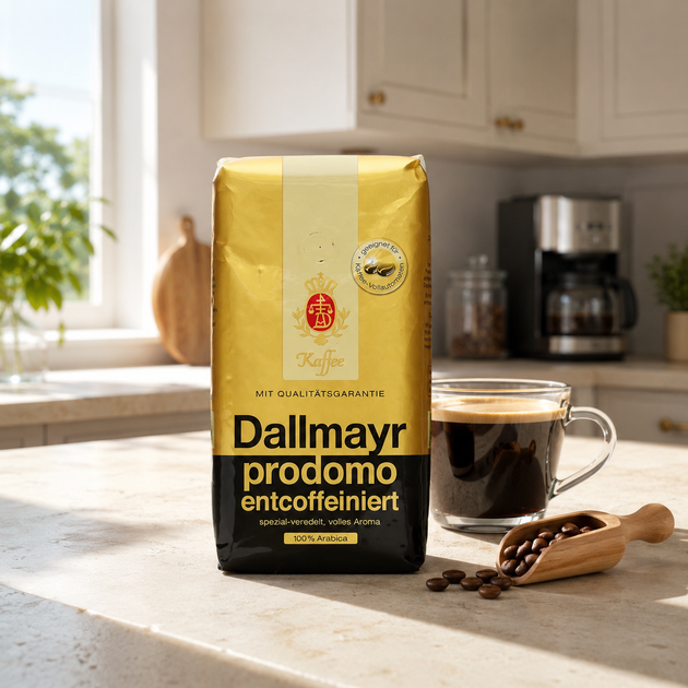 Кава в зернах Dallmayr Prodomo Decaffeinato 500 гр - Фото 4 Кава в зернах Dallmayr Prodomo Decaffeinato 500 гр - зображення 4
