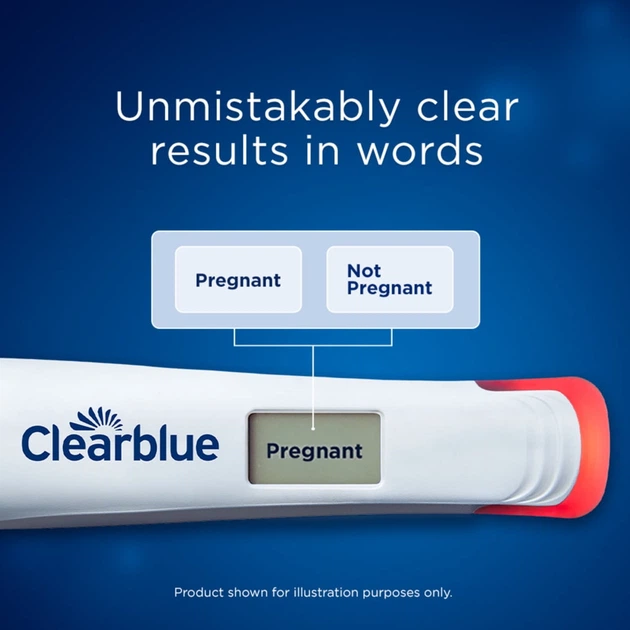 Набор тестов Clearblue Early Digital 3 шт. Клиарблу Цифровой на беременность для раннего определения до 6 дней до задержки - изображение 8