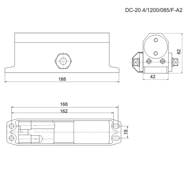 Доводжувач APECS DC-20.4/1200/085/F-A2-SL (UA) - изображение 2