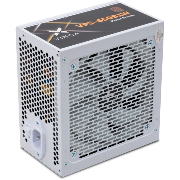 Блок живлення Vinga 650W (VPS-650B1W) - Фото 1 Блок живлення Vinga 650W (VPS-650B1W) - зображення 1