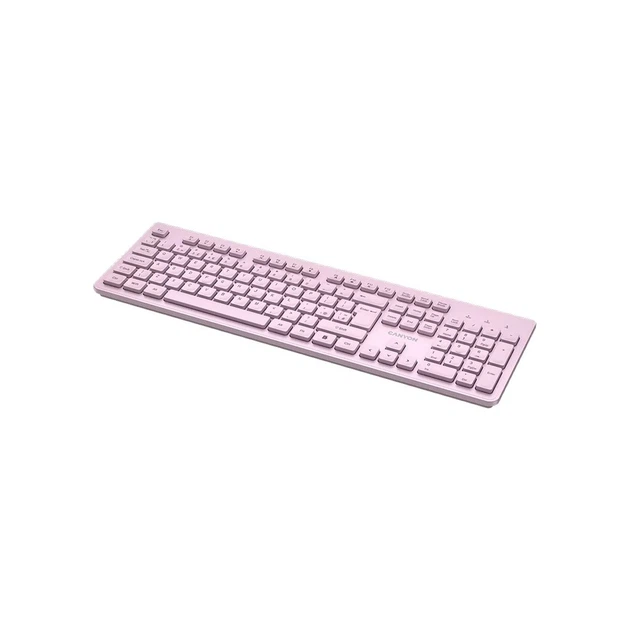 Клавіатура Canyon HKB-W01 Silent Wireless UA Pink (CNS-HKBW01P) - Фото 2 Клавіатура Canyon HKB-W01 Silent Wireless UA Pink (CNS-HKBW01P) - изображение 2