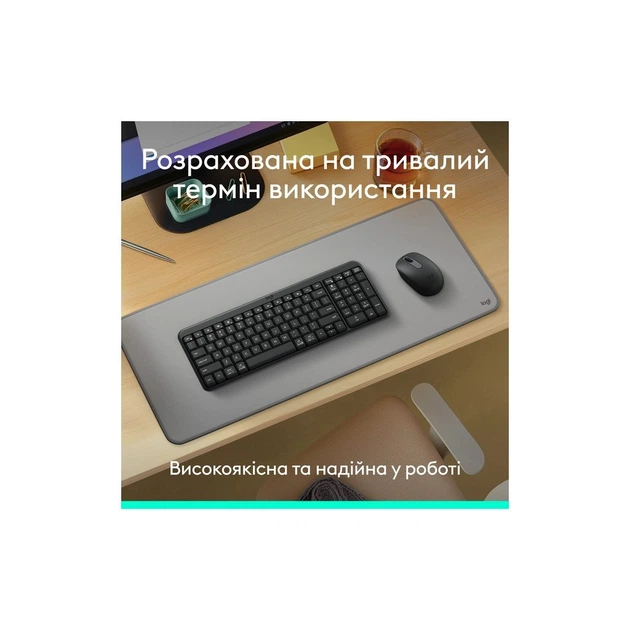 Комплект Logitech MK250 Bluetooth UA Graphite (920-013823) - Фото 3 Комплект Logitech MK250 Bluetooth UA Graphite (920-013823) - изображение 3