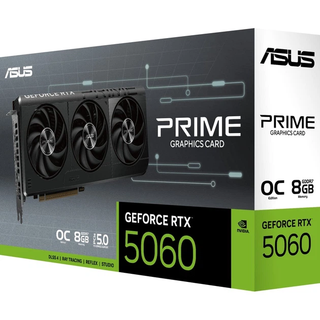 Відеокарта ASUS GeForce RTX5060 8Gb PRIME OC (PRIME-RTX5060-O8G) - изображение 9
