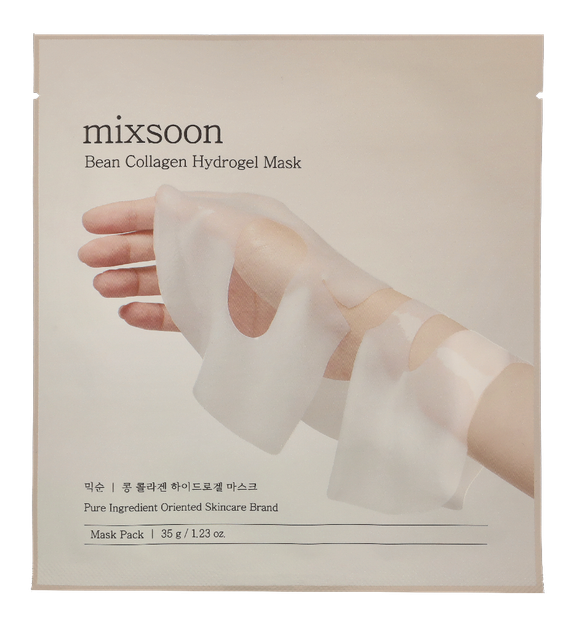 Набор гидрогелевых масок для лица MIXSOON Bean Collagen Hydrogel Mask 35 г x 3 шт (8809732915277) - Фото 1 Набор гидрогелевых масок для лица MIXSOON Bean Collagen Hydrogel Mask 35 г x 3 шт (8809732915277) - изображение 1