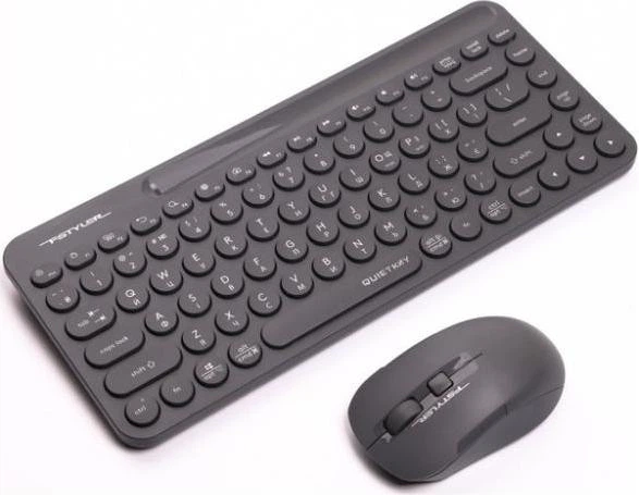 Комплект бездротовий A4Tech Fstyler FG3200 Air2 (Grey) / USB/Radio (USB) - зображення 4