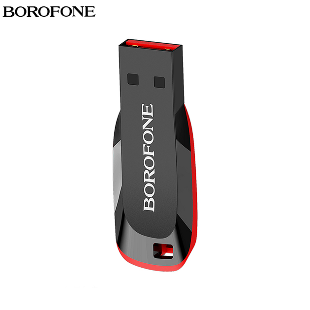 USB флешка 64Гб USB2.0 накопитель информации Borofone BUD2 - Фото 4 USB флешка 64Гб USB2.0 накопитель информации Borofone BUD2 - изображение 4