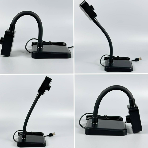 Вебкамера Full HD 1080P USB Plug & Play для ПК і ноутбуків Kisonli D1 Білий - зображення 4