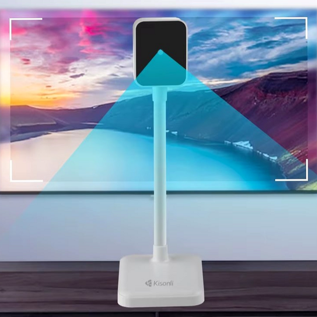Вебкамера 2K автофокус USB відеодзвінок Kisonli D1 білий - зображення 9
