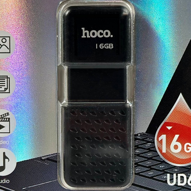 USB флешка 16Gb USB2.0 накопитель информации Hoco UD6 - изображение 2