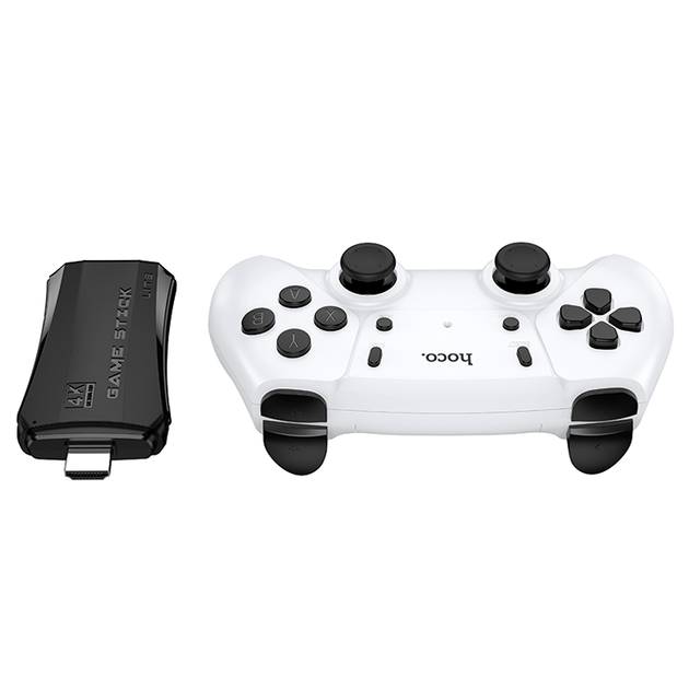 Игровая консоль с двумя беспроводными геймпадами 2.4G для ПК Hoco GA31 Белый - изображение 4