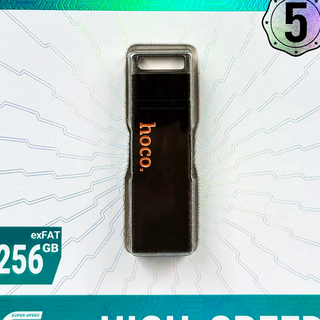 USB флешка 256Gb USB 3.2 для хранения информации Hoco UD13 - изображение 2