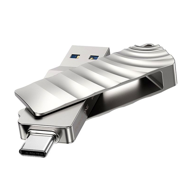 USB флешка 16Gb USB3.0 Type-C для хранения информации Borofone BUD3 - Фото 5 USB флешка 16Gb USB3.0 Type-C для хранения информации Borofone BUD3 - изображение 5