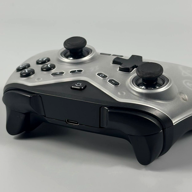 Бездротовий ігровий контролер Bluetooth 600 мА·год до 10 м для Switch Steam ПК Android iOS CM-619 Black - зображення 4