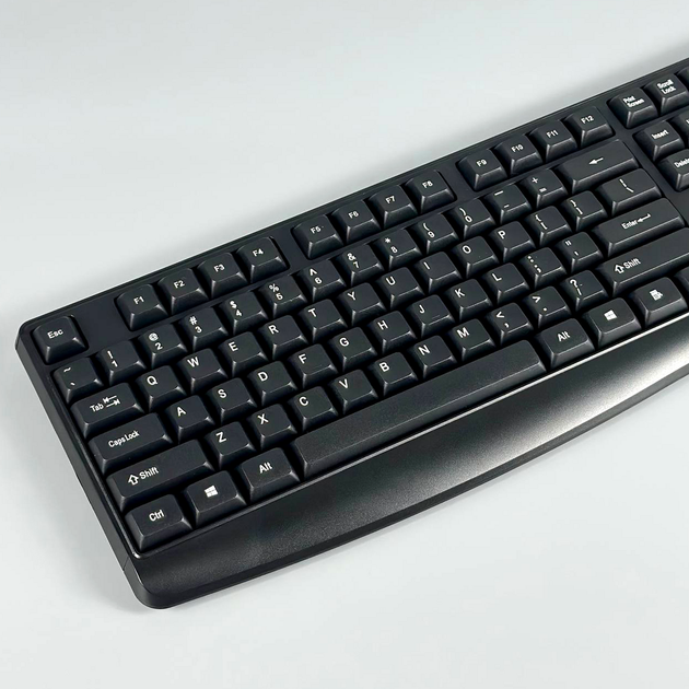 Бездротова клавіатура та миша 3D 442х157х28 485г 115х162х37 1000c Jedel WS735 чорний - зображення 3