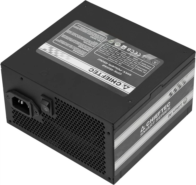 Блок живлення для комп'ютера Chieftec SMART GPS-450A8 450W 120mm Retail Box (GPS-450A8) - зображення 3