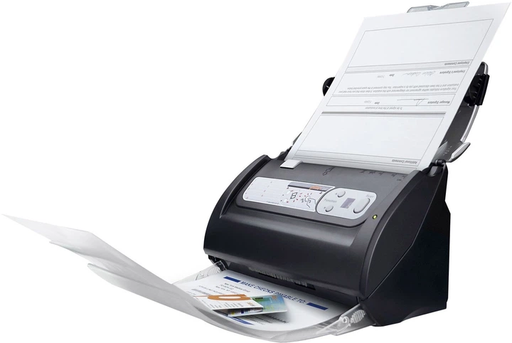 Сканер Plustek SmartOffice PS188 A4 600x600dpi 48bit 30стор/хв ADF LED протяжний потоковий Black (0289TS) - зображення 2