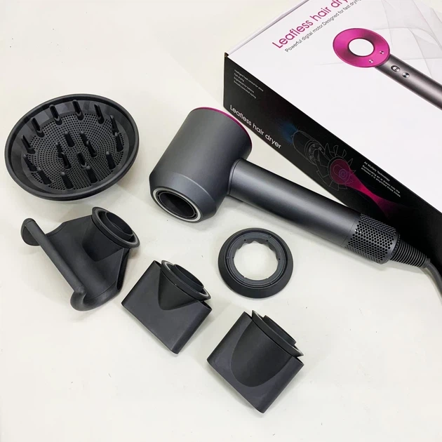Фен Super Hair Dryer з 5 насадками для швидкого сушіння та укладання волосся - зображення 3