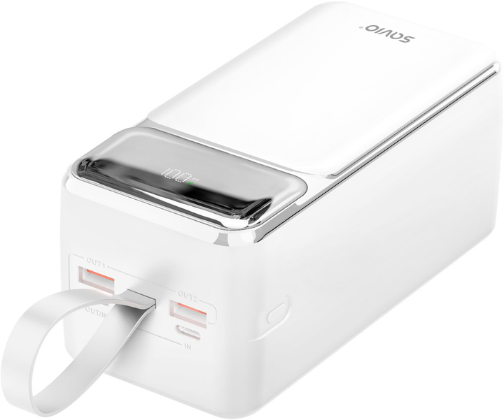 Powerbank Savio BA-15 50000 mAh White (SAVBA-15) - Zdjęcie 2 Powerbank Savio BA-15 50000 mAh White (SAVBA-15) - obraz 2