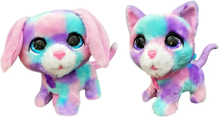 Интерактивный набор игрушек furReal Walkalots Big Wags «Котон и Кенди» (щенка и котенок) Hasbro (F2603) - Фото 3 Интерактивный набор игрушек furReal Walkalots Big Wags «Котон и Кенди» (щенка и котенок) Hasbro (F2603) - изображение 3