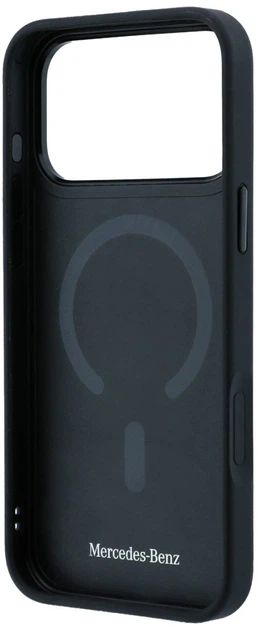 Чохол для смартфона Apple iPhone 17 Pro Max / 18 Pro Max Mercedes Leather Mesh with Bow Line MagSafe Blue (Mer008873) - зображення 7