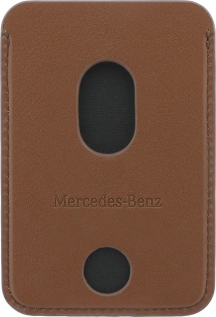 Etui-portfel na smartfon Apple iPhone 18 Pro Max/17 Pro Max Mercedes-Benz Grill Pattern Leather MagSafe Camel (MEHMBWP18X25PWPCA) - obraz 13