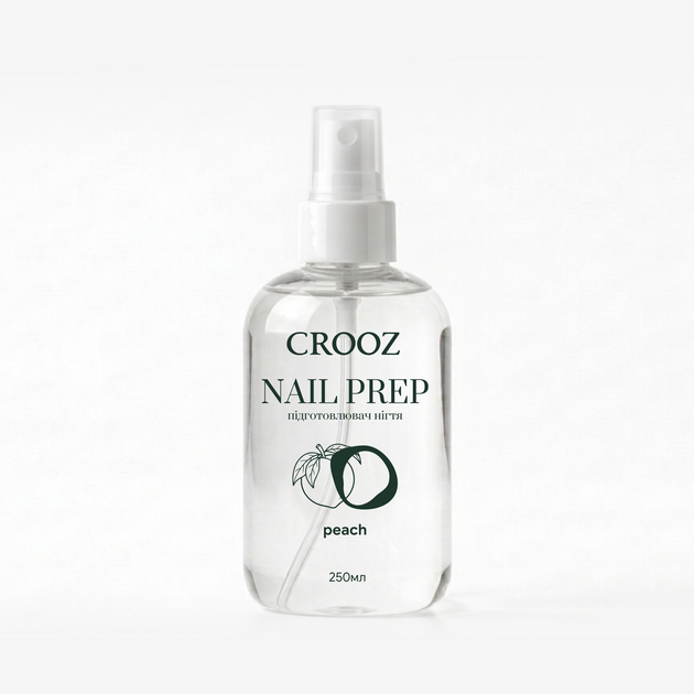 Подготовитель ногтя Crooz Nail Prep 3 в 1 Peach 250 мл (ПРОЗОРА) - Фото 1 Подготовитель ногтя Crooz Nail Prep 3 в 1 Peach 250 мл (ПРОЗОРА) - изображение 1