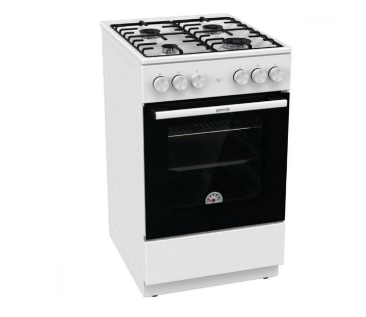 Газова плита Gorenje GG 5A10WFFM 50×60 см, 4 конфорки, газова духовка 70 л, біла - зображення 3
