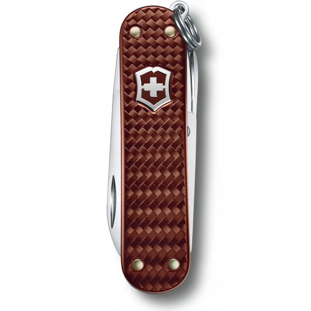 Складной нож швейцарский Classic SD Precious Alox 5 функций 58 мм Hazel Brown (Vx06221.4011G) - изображение 3