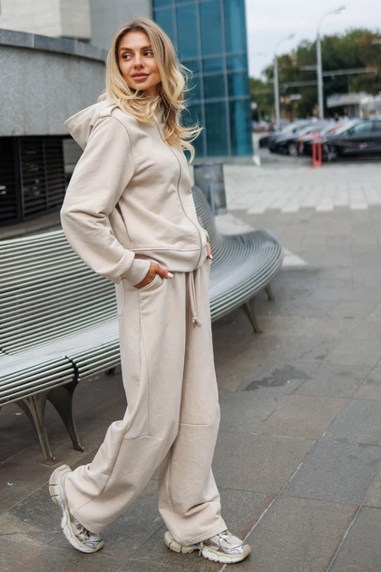 Костюм Jadone Fashion Дейси S-M бежевый - изображение 7