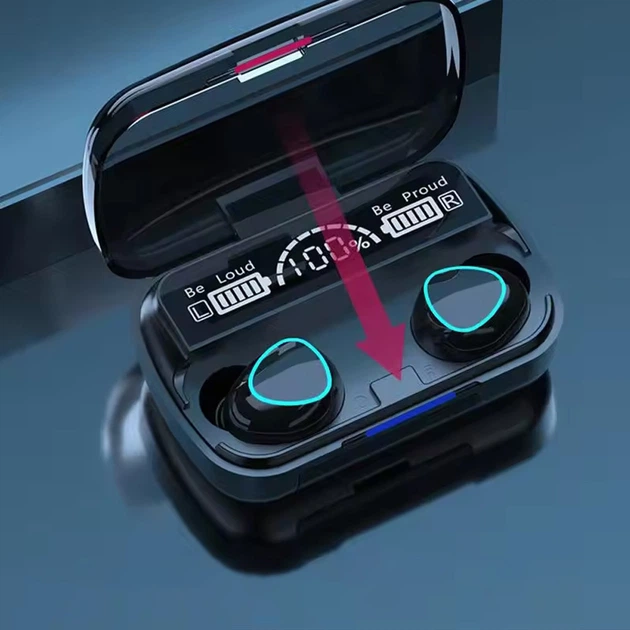 Беспроводные наушники с дисплеем и микрофоном TWS M10 - изображение 9