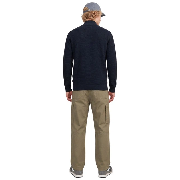 Толстовка JPRBLURYAN KNIT FULL ZIP CARDIGAN Jack & Jones 12309318-Night Sky M Синій (5715945844200) - изображение 2