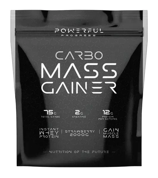 Гейнер CARBO MASS GAINER - 2000 g Полуниця - Фото 2 Гейнер CARBO MASS GAINER - 2000 g Полуниця - изображение 2