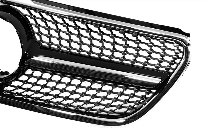 Передня решітка радіатора Diamond Black для Mercedes Vito W447 2014-2023 рр. - зображення 4