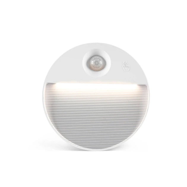 LED Светильник 0.8W аккумуляторный (750mAh) с датчиком движения (до 6м) круглый (86х115мм) 30 Lm, температура света – 3000К/4000К/6500К VIDEX с сенсорной кнопкой - изображение 8