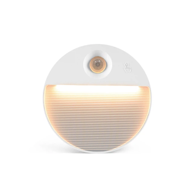 LED Светильник 0.8W аккумуляторный (750mAh) с датчиком движения (до 6м) круглый (86х115мм) 30 Lm, температура света – 3000К/4000К/6500К VIDEX с сенсорной кнопкой - изображение 9