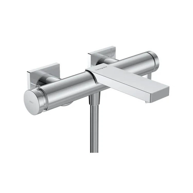Змішувач для ванни Hansgrohe Tecturis E Brushed Black Chrome (73420340) - Фото 4 Змішувач для ванни Hansgrohe Tecturis E Brushed Black Chrome (73420340) - изображение 4