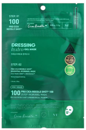 Maska hydrożelowa do twarzy VT Cosmetics Pro Cica Reedle Shot 100 4x34.5 g (8803463009847) - Zdjęcie 1 Maska hydrożelowa do twarzy VT Cosmetics Pro Cica Reedle Shot 100 4x34.5 g (8803463009847) - obraz 1