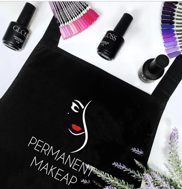 Фартух для майстра перманенту з принтом "PERMANENT MAKEAP" - изображение 2
