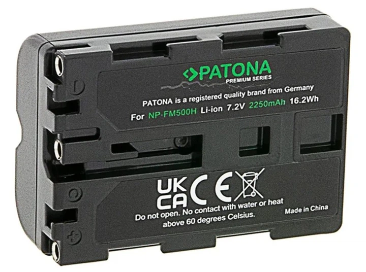 Акумулятор PATONA Premium do Sony NP-FM500H Alpha DSLR-A100 DSLR-A100H 57 65 (4260317091504) - зображення 2