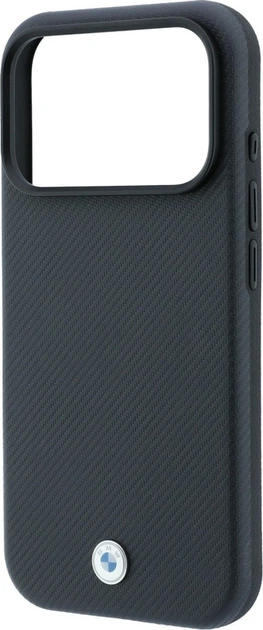 Etui na smartfon Apple iPhone 18 Pro/17 Pro BMW Kevlar Metal Logo MagSafe Anthracite (BMHMP18L26SWPTKLG) - obraz 6