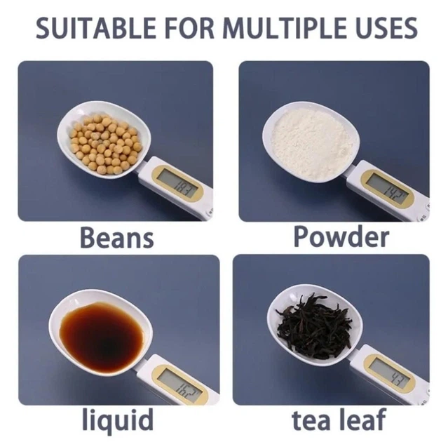 Електронна мірна ложка для зважування Digital Spoon Scale біла - зображення 3