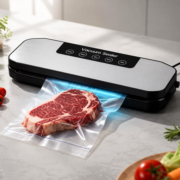 Вакууматор для продуктов sealing machine AND LY-1203 / Вакуумный упаковщик 400 Вт с сенсорным управлением 30см - Фото 1 Вакууматор для продуктов sealing machine AND LY-1203 / Вакуумный упаковщик 400 Вт с сенсорным управлением 30см - изображение 1
