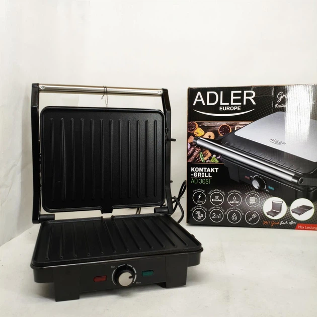 Электрический гриль Adler AD 3051 XL контактный 2800Вт - изображение 4