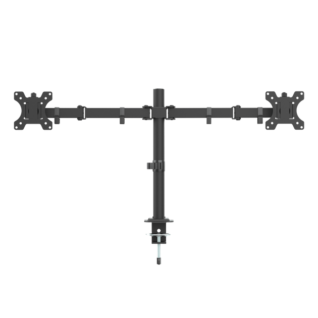 Uchwyt do dwóch monitorów Cabletech UDT01-C024 13"- 32" Czarny (UCH0220) - obraz 3