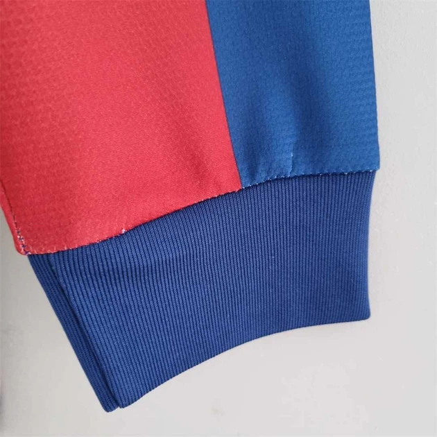 Ретро футбольна футболка Барселона домашня синя з бордовим довгий рукав сезон 2010-2011 розмір L вінтажна джерсі Barcelona - изображение 4