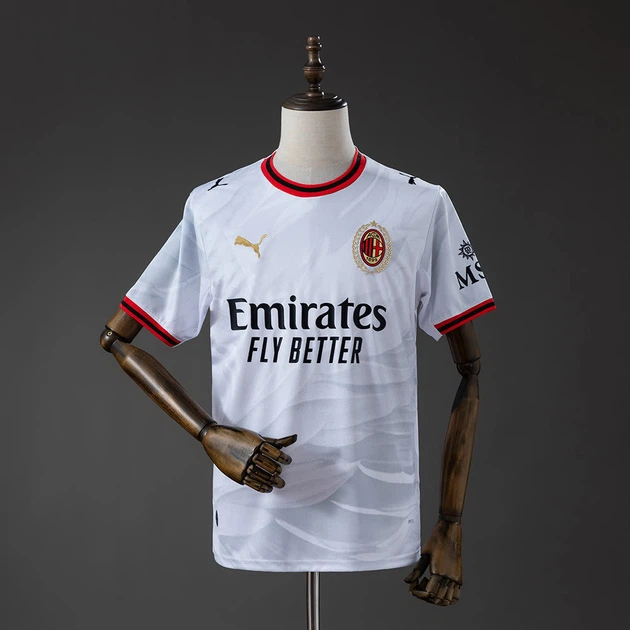 Футбольна футболка джерсі Мілан виїзна біла сезон 2026-2027 розмір L Milan - Фото 1 Футбольна футболка джерсі Мілан виїзна біла сезон 2026-2027 розмір L Milan - изображение 1