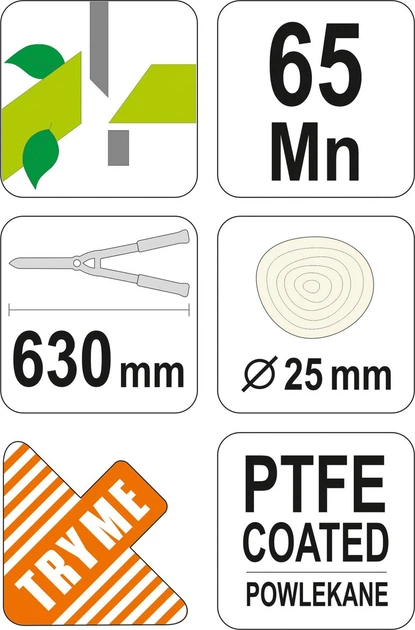 Секатор FLO 25 мм 630 мм (5906083032790) - изображение 2