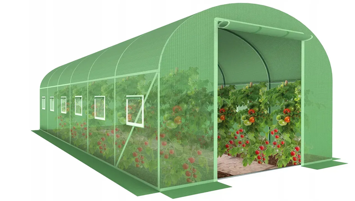 Теплица садовая Kontrast 18 м2 6 × 3 × 2 м, армированная пленка UV4 140 г/м2, 12 окон, каркас 19 мм - Фото 3 Теплица садовая Kontrast 18 м2 6 × 3 × 2 м, армированная пленка UV4 140 г/м2, 12 окон, каркас 19 мм - изображение 3