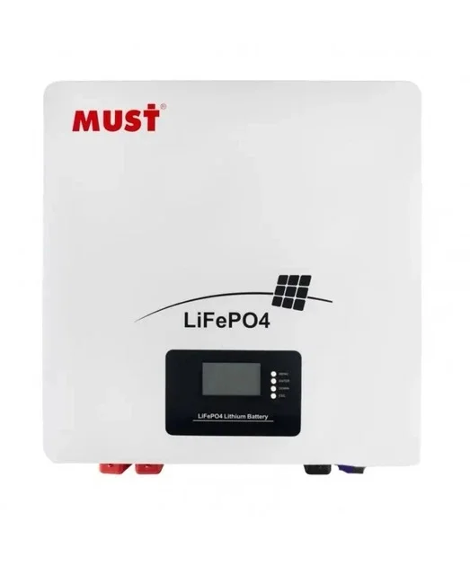 Акумулятор MUST LP16-24100 LiFePO4 25.6 В 100 А·год, 2.56 кВт·год, BMS 100 А, CAN/RS485/RS232 - Фото 2 Акумулятор MUST LP16-24100 LiFePO4 25.6 В 100 А·год, 2.56 кВт·год, BMS 100 А, CAN/RS485/RS232 - зображення 2