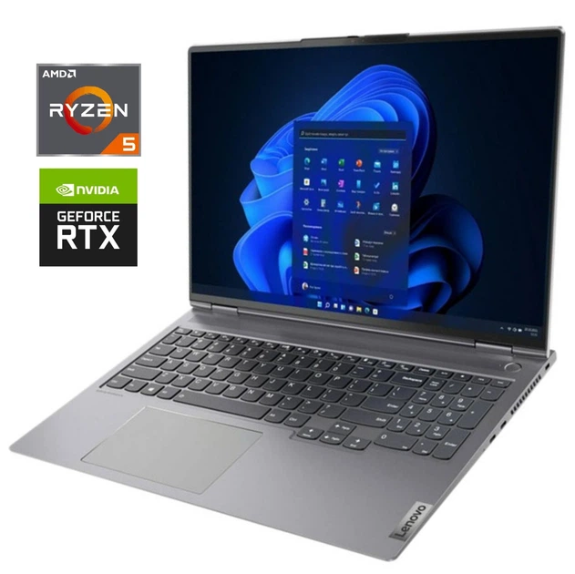 Игровой ноутбук Б-класс Lenovo ThinkBook 16p G2 ACH / 16" (2560x1600) IPS / AMD Ryzen 5 5600H (6 (12) ядер по 3.3 - 4.2 GHz) / 16 GB DDR4 / 512 GB SSD NVMe / nVidia GeForce RTX 3060, 6 GB GDDR6, 192-bit / WebCam б/у - Фото 1 Игровой ноутбук Б-класс Lenovo ThinkBook 16p G2 ACH / 16" (2560x1600) IPS / AMD Ryzen 5 5600H (6 (12) ядер по 3.3 - 4.2 GHz) / 16 GB DDR4 / 512 GB SSD NVMe / nVidia GeForce RTX 3060, 6 GB GDDR6, 192-bit / WebCam б/у - изображение 1